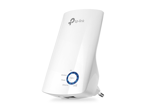 Repetidor TP-Link TL-WA850RE, 2.4GHZ/300MBPS, 1 puerto lan, 802.11B/g/N, WPS, indoor