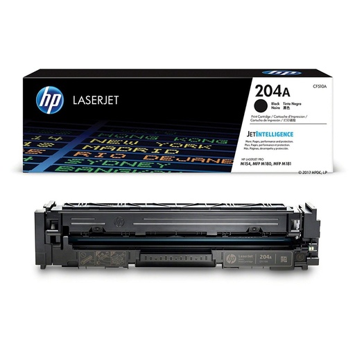 Tóner HP 204A CF510A negro 1,100 páginas