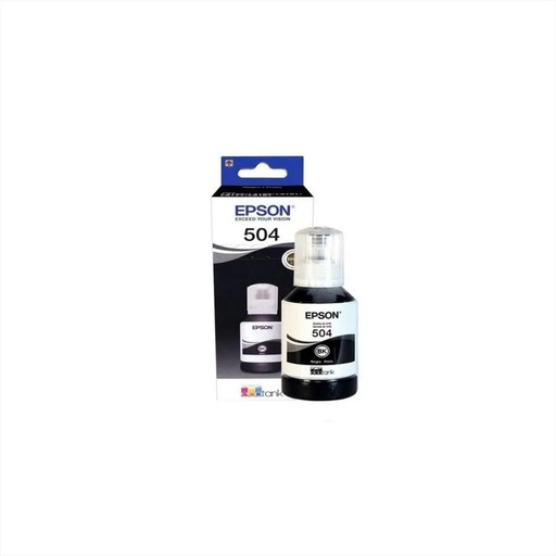 Botella de tinta Epson T504120-al negro para impresora L4150, L4160, L6161, L6171, L6191