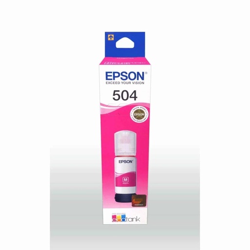 Botella de tinta Epson T504320-al magenta para impresora L4150, L4160, L6161, L6171, L6191
