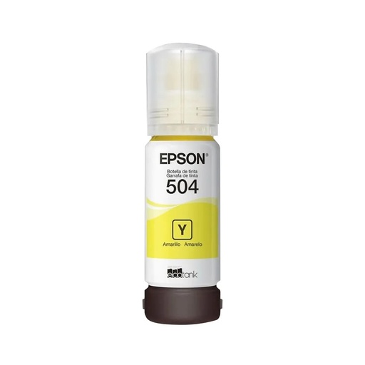 Botella de tinta Epson T504420-al amarilla para impresora L4150, L4160, L6161, L6171, L6191