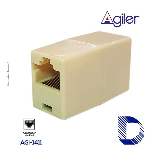 In line coupler Agiler RJ45 (empate) CAT5E (agi-1411)
