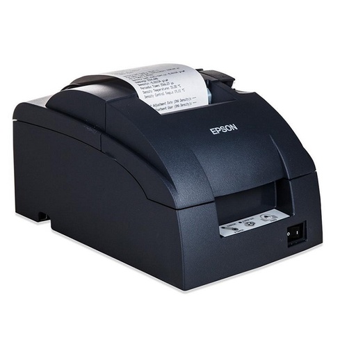 Impresora matricial de recibo Epson TM-U220D, interfaz serial, gris oscuro, sin