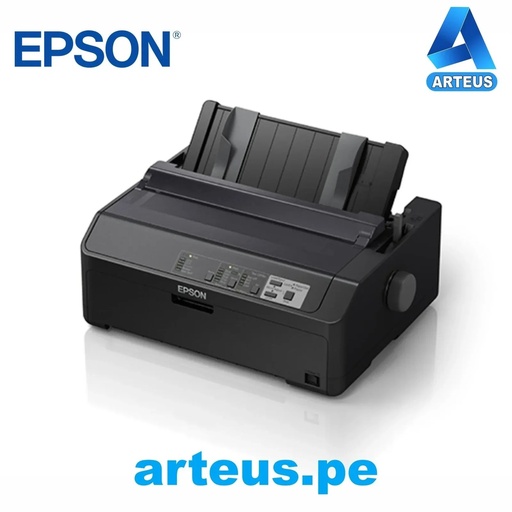 Impresora Epson LQ-590II, matricial, paralelo + usb, velocidades de hasta 584 CPS