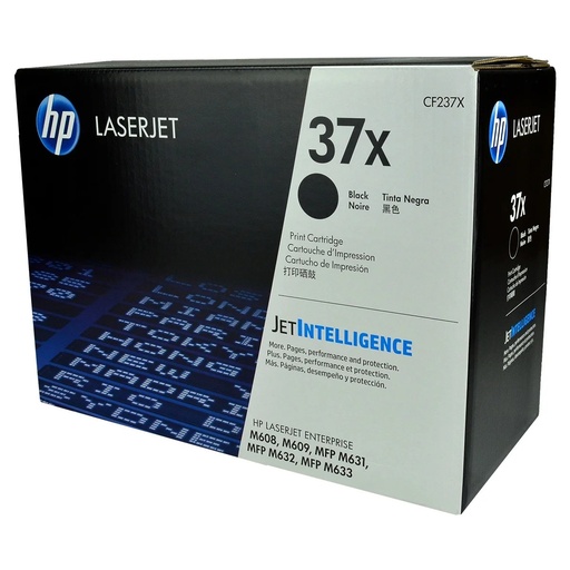 Tóner HP 37X CF237X tóner cartridge 1 x black