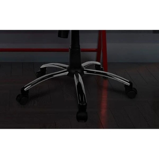 Silla gaming Xtech, de tela, espaldar alto ajustable, reposo de brazos, altura ajustable y