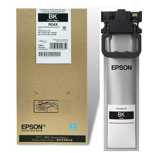 Bolsa de tinta Epson T942 negro XL, compatible con Epson C5790 & WF C13T94212A, rendimiento