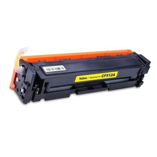 Tóner HP 204A CF512A amarillo 900 páginas