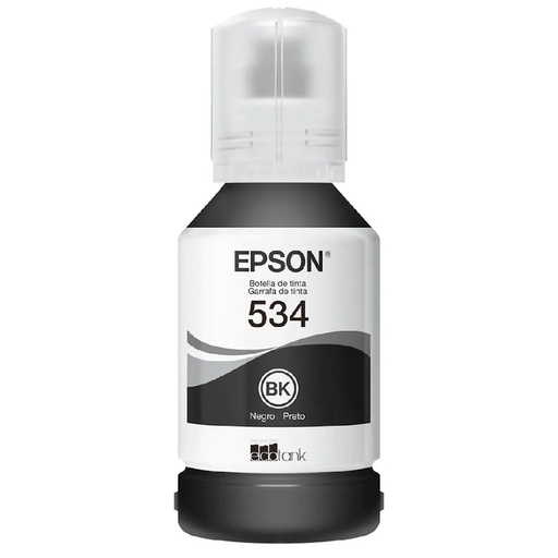 Botella de tinta Epson T534 negro para impresoras M1120, M2140, M2170, M1180, M3180, M3170