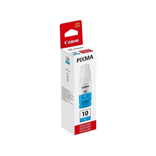 Botella de tinta Canon gi-10 cyan, 70ML, compatible con impresora gi-10, G5010, G6010, G7010