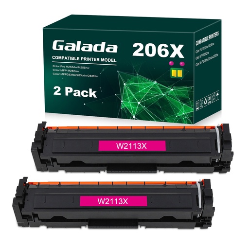 Tóner HP 206X W2113X magenta alto rendimiento