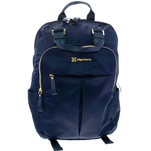 Bulto para laptop Klip Xtreme toscana 15.6" tipo mochila, azul (KNB-468BL)