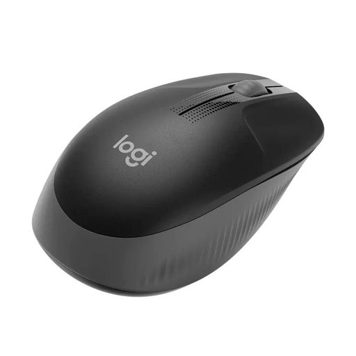 Mouse Logitech M190 inalámbrico optico, receptor usb, sensor 1000 dpi, negro (carbon)