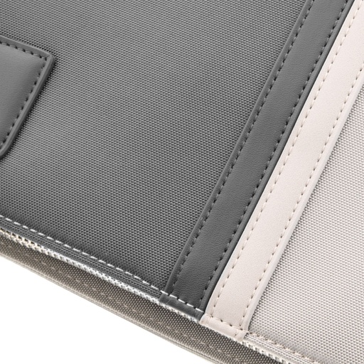 Bulto para laptop 15.6" Klip Xtreme capri, tipo cartera de mano (mujer) beige/gris claro