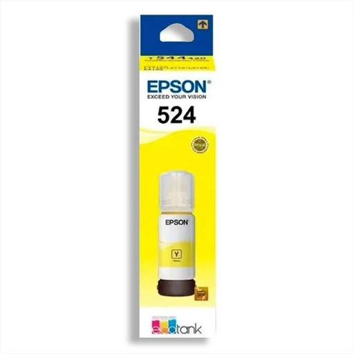 Botella de tinta Epson T524 amarillo T524420 para impresoras L5150, L5160, L6490