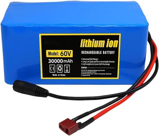 Batería de lithium para motor eléctrico Tailg, 84V / 30AH, con cargador (battery)