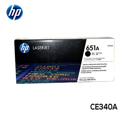 Tóner HP 651A CE340A negro 13,500 páginas