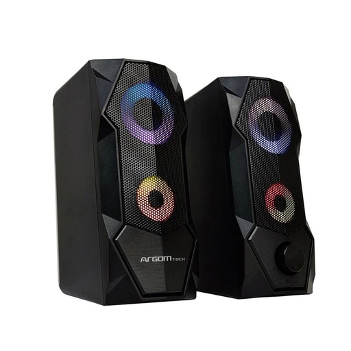Bocina Argom combat gaming (SP68), usb, hi-fi audio, AUX(3.5MM), 5 watts