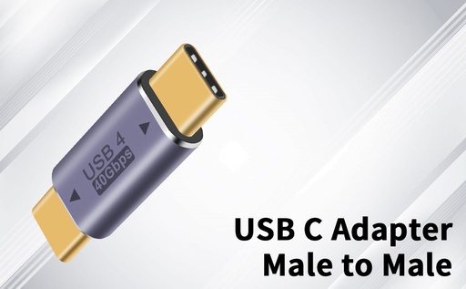 Cable Myo USB c macho, a USB tipo c macho (Myo-USB2C to C) color negro
