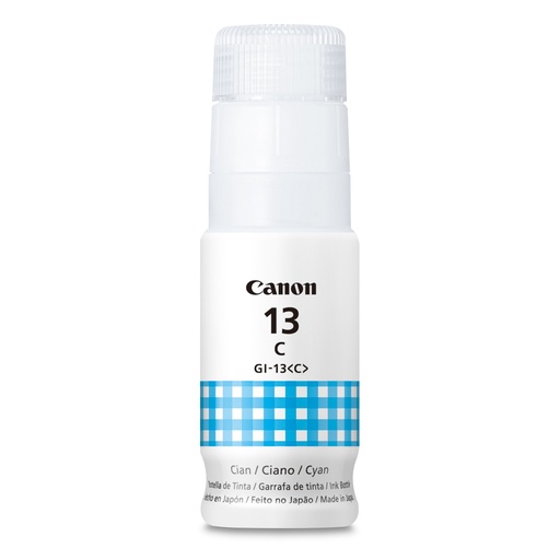 Botella de tinta Canon gi-13 cyan, 70ML, inyección de tinta para Canon pixma G510 y G610