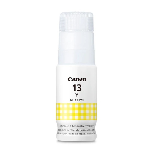 Botella de tinta Canon gi-13 amarillo, 70ML, inyección de tinta para Canon pixma G510 y G610