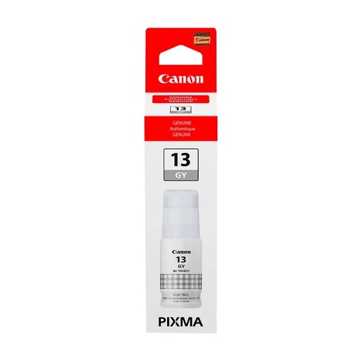Botella de tinta Canon gi-13 gray, 70ML, inyección de tinta para Canon pixma G510 y G610