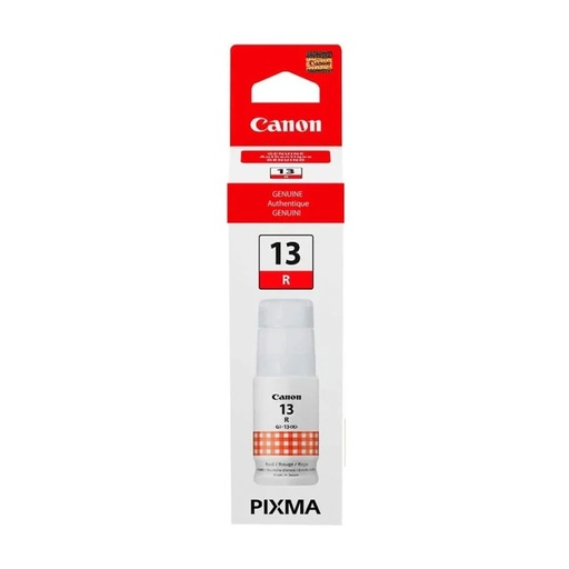 Botella de tinta Canon gi-13 rojo, 70ML, inyección de tinta para Canon pixma G510 y G610