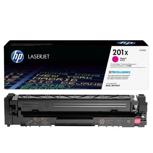 Tóner HP 201X CF403X magenta 2,300 páginas