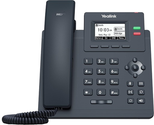 Teléfono IP yealink sip-T31P, 2SIP, 2LINE, 10/100
