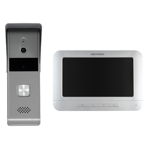 Kit videoportero intercom analogico marca Hikvision