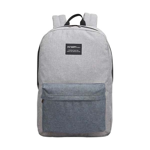 Bulto para laptop Argom 14.1” tipo mochila, stark, compartimento principal y bolsillo