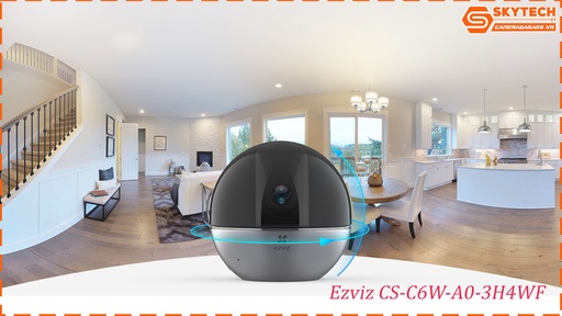 Cámara interior marca ezviz, modelo C6W, 2K, hasta 256GB, 2560 × 1440P, detector de