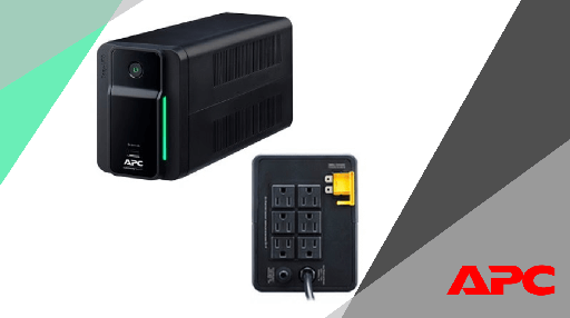 UPS APC BVX900L-LM back-UPS 900VA, 480 watts, 120V, avr, 6 tomas nema 5-15R