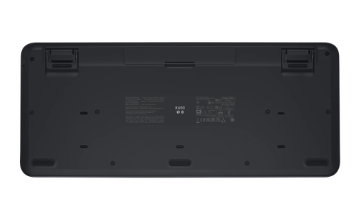 Teclado Logitech K650 ingles (eng) color grafito, USB wireless receiver 2.4GHZ wireless y