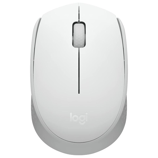 Mouse Logitech M170 inalámbrico optico, receptor usb, blanco