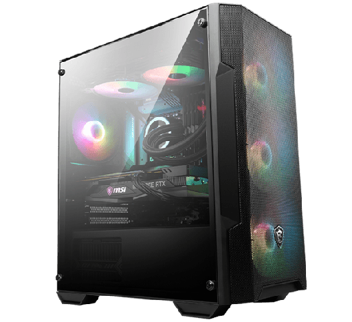 Case MSI mag forge M100A,MICRO ATX tower, panel acrilico, micro-ATX / mini-itx, 2X USB 2.0