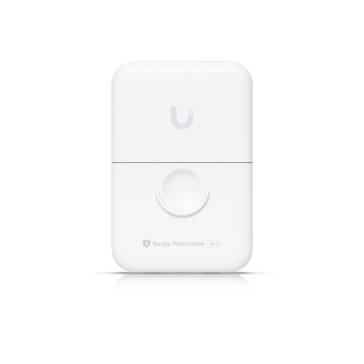 Protector de corriente Ubiquiti para ethernet gigabit, 1 entrada, 1 salida, compatible con