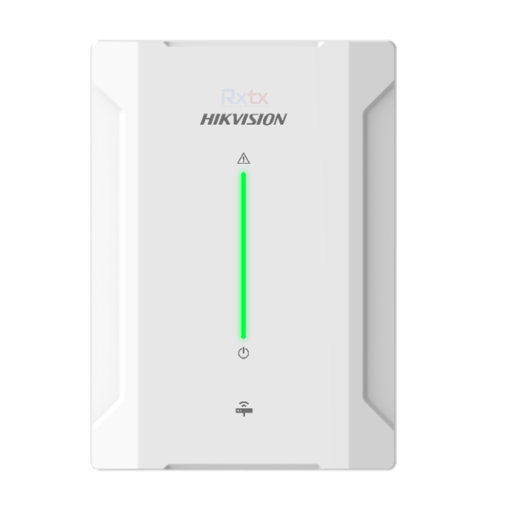 Expansor de 8 zonas cableadas Hikvision, conexión bus speed-X, 2 salidas de relevador