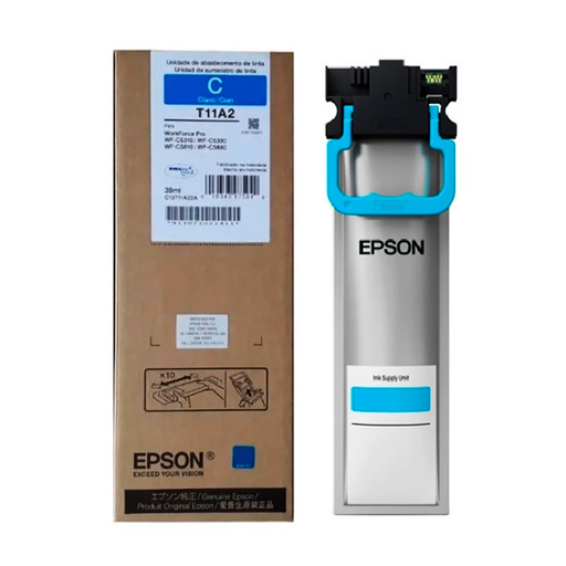 Bolsa de tinta Epson T11A cyan, compatible con Epson C5310, C5390 & C5810, C5890