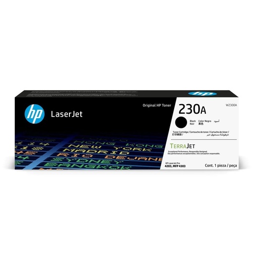 Tóner HP 230A W2300A negro 2,000 páginas