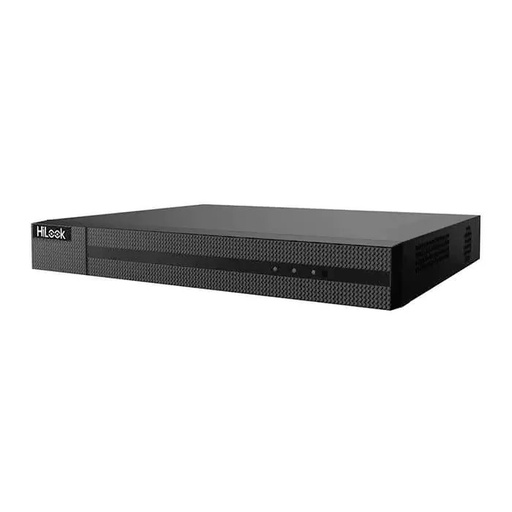 DVR de 4 canales hilook H.264+, hasta 4 MP lite @ 12 FPS, 1 HDD hasta 10 TB, audio via