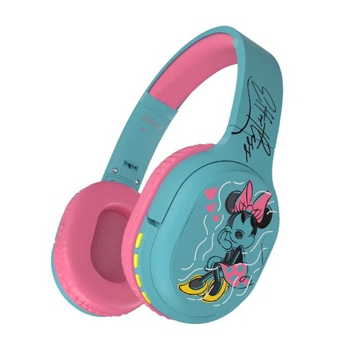 Audífono con microfono Xtech wireless disney minnie mouse, BT y audio jack 3.5", 8 horas de