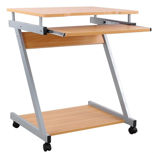 Mesa Xtech sin tope, bandeja para teclado, color beech (XTF-CD192)