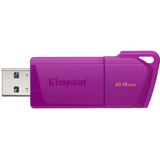 Memoria USB 64GB Kingston, 3.2 GEN.1 datatraveler exodia (azul neon)