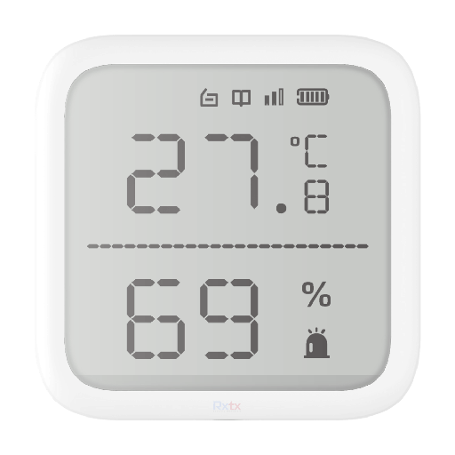 Detector de temperatura y humedad inalámbrico Hikvision, 2.7" de tamaño, uso en interior