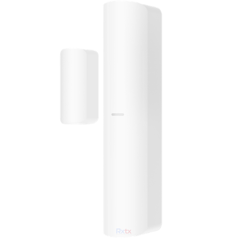 Contacto magnético Hikvision inalámbrico + 2 zonas para agregar sensores cableados, 3 en 1