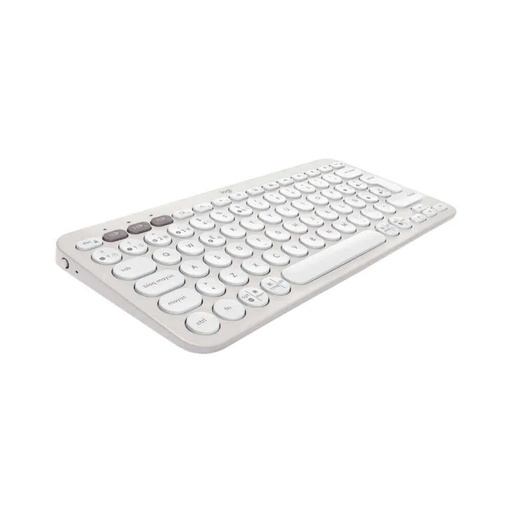 Teclado Logitech pebble keys 2 K380S wireless, español (spa), USB wireless receiver 2.4GHZ