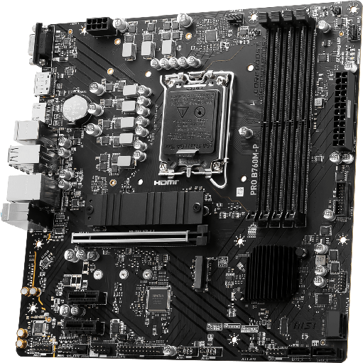 MB MSI pro B760M-p DDR5 lga 1700 Intel B760 SATA 6GB/s micro ATX