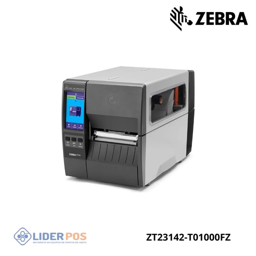 Impresora de recibo zebra ZT231 de 4", transferencia termica, 203 dpi, ,velocidad de
