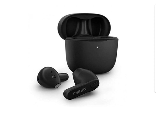 Audífonos Philips color negro bluetooth 5.0, resistente al agua/SUDOR.12 horas de